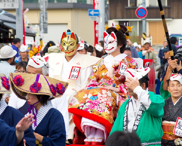 きつねの嫁入り