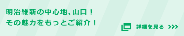 明治維新の中心地、山口！その魅力をもっとご紹介！