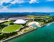 山口きらら博記念公園空撮